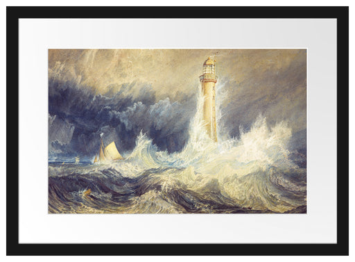 William Turner - Bell Rock Lighthouse  Passepartout Rechteckig 40