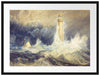 William Turner - Bell Rock Lighthouse  Passepartout Rechteckig 80