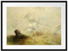 William Turner - Whalers Expressionismus Passepartout Rechteckig 80