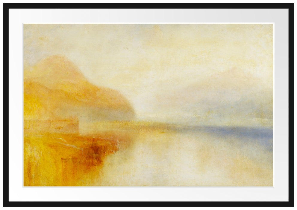 William Turner - Inverary Pier Loch Fyne Morning  Passepartout Rechteckig 100