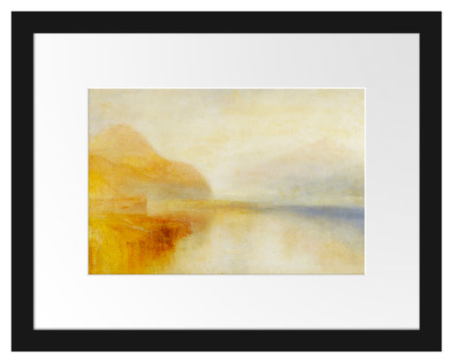William Turner - Inverary Pier Loch Fyne Morning  Passepartout Rechteckig 30