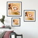 Leckerer Cappucino mit Herz Quadratisch Passepartout Wohnzimmer