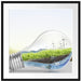 Glühbirne Erneuerbare Energien Passepartout Quadratisch 70x70