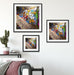 Coloured Streetart Graffiti Quadratisch Passepartout Wohnzimmer