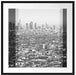Los Angeles Metropolitan Area Passepartout Quadratisch 70x70