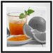 Orangen Marmelade Orangensaft Passepartout Quadratisch 55x55