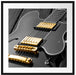 elegante E-Gitarre Passepartout Quadratisch 70x70