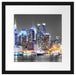New York Skyline Passepartout Quadratisch 40x40