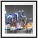 New York Skyline Passepartout Quadratisch 55x55