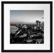 Frankfurter Skyline Passepartout Quadratisch 40x40