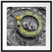 atronomische Uhr in Prag Passepartout Quadratisch 55x55