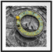 atronomische Uhr in Prag Passepartout Quadratisch 70x70