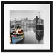 Hafen in Danzig - Polen Passepartout Quadratisch 40x40