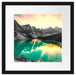 Moraine Lake in Canada Passepartout Quadratisch 40x40