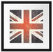 British Union Jack Passepartout Quadratisch 40x40