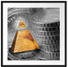 Illuminati Pyramide Dollar Passepartout Quadratisch 70x70
