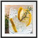 Gin Tonic Drinks Passepartout Quadratisch 55x55