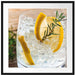 Gin Tonic Drinks Passepartout Quadratisch 70x70