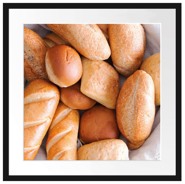 Brot Frühstück Passepartout Quadratisch 55x55