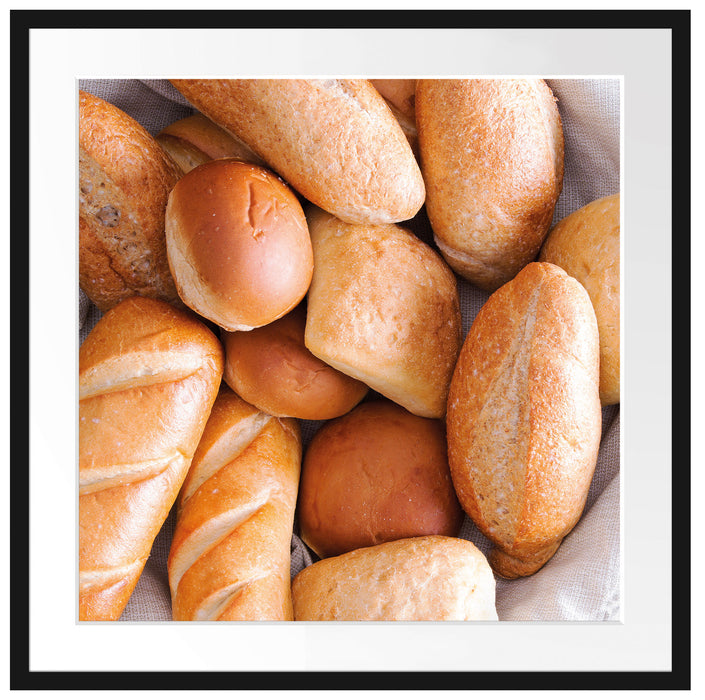 Brot Frühstück Passepartout Quadratisch 70x70