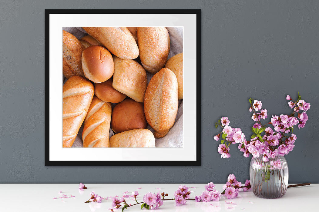 Brot Frühstück Quadratisch Passepartout Dekovorschlag