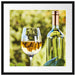 Wein und Weintrauben Passepartout Quadratisch 55x55