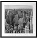 New York Skyline Passepartout Quadratisch 55x55