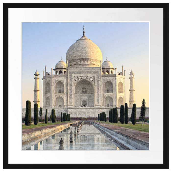 Taj Mahal Passepartout Quadratisch 55x55