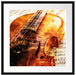 Geige Passepartout Quadratisch 55x55
