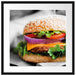 Hamburger Passepartout Quadratisch 55x55