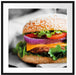 Hamburger Passepartout Quadratisch 70x70