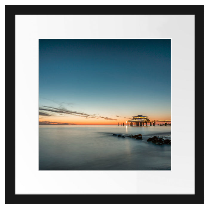 Timmendorfer Strand Passepartout Quadratisch 40x40