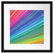 Bunter Farbfächer Passepartout Quadratisch 40x40