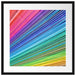 Bunter Farbfächer Passepartout Quadratisch 55x55