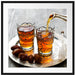 Arabischer Tee Passepartout Quadratisch 70x70