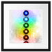 Chakra Eneregieelemente Passepartout Quadratisch 40x40
