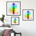 Chakra Eneregieelemente Quadratisch Passepartout Wohnzimmer