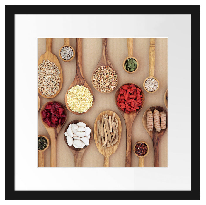 Super-Health Food Passepartout Quadratisch 40x40