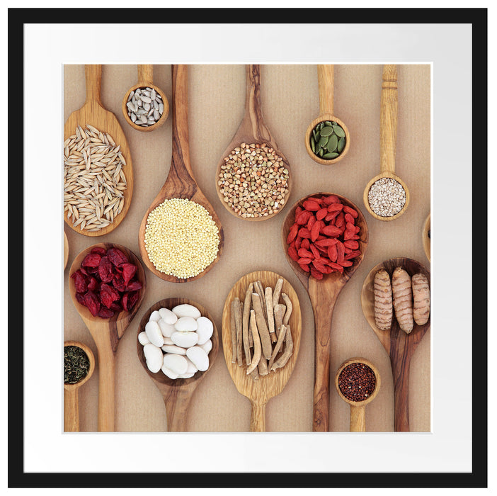 Super-Health Food Passepartout Quadratisch 55x55