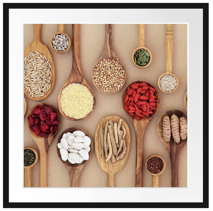 Super-Health Food Passepartout Quadratisch 70x70