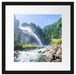 Wasserfälle Nationalpark Salzburg Passepartout Quadratisch 40x40