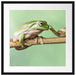 der Frosch und die Schnecke Passepartout Quadratisch 55x55