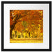 schöne Herbstlandschaft Passepartout Quadratisch 40x40