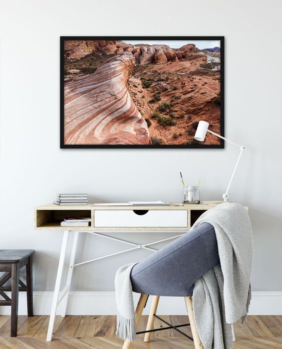 Atemberaubender Grand Canyon, Poster mit Bilderrahmen