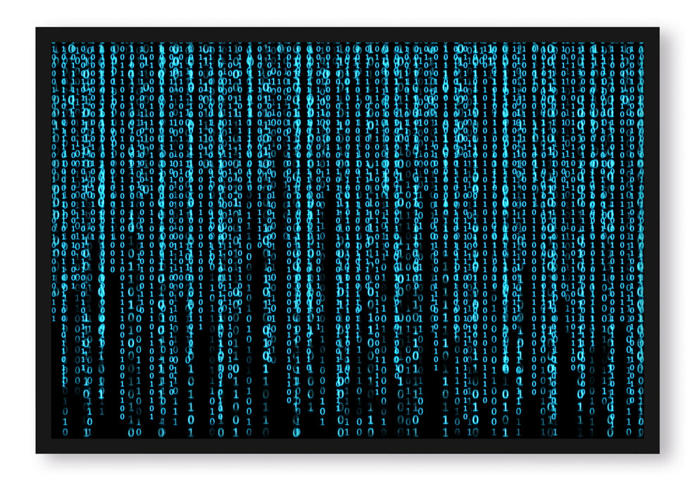 Pixxprint Matrix, Poster mit Bilderrahmen