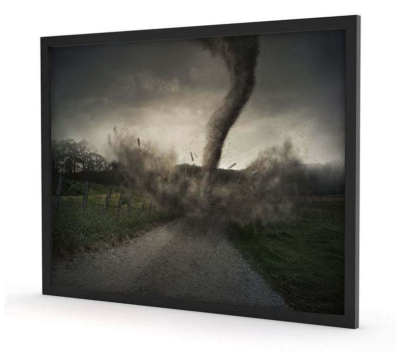 Tornado, Poster mit Bilderrahmen