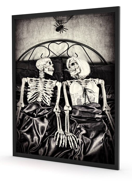 Horror Paar, Poster mit Bilderrahmen