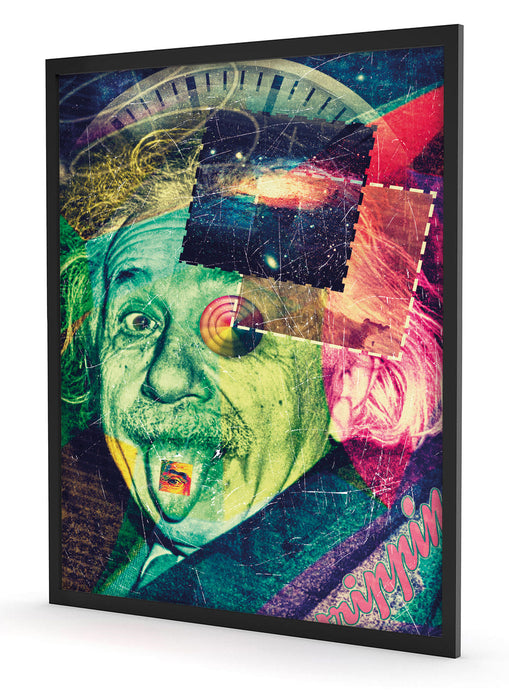 Einsteins secret, Poster mit Bilderrahmen