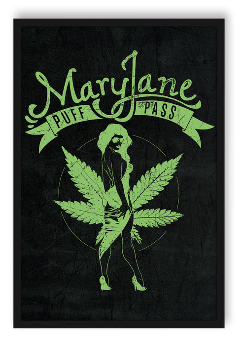 Mary Jane black, Poster mit Bilderrahmen