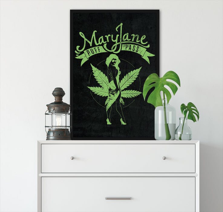 Mary Jane black, Poster mit Bilderrahmen